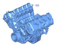 Reman Service Engine Assembly fits 2015 Ford F-150 5.0L V8