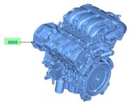 2016-2018 Lincoln MKX Long Block Engine with Tinware [OEM: GT4Z-6006-ARM]