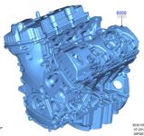 2015-2017 'Cyclone' Long Block Engine **3.5L, NON-TURBO**