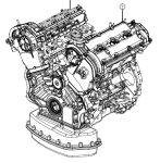 16-18 Grand Cherokee VIN M Diesel Engine (Long Block Complete with Full Tins)