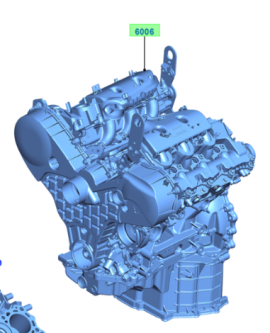 2018-2020 Ford 3.0 Diesel Long Block Engine [OEM: JL3Z-6006-D]