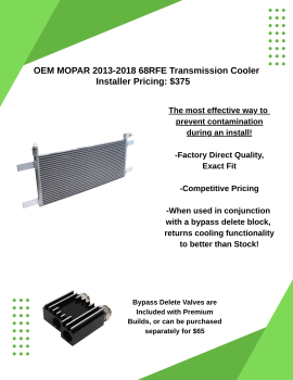 13-18 OEM 68RFE Trans Cooler