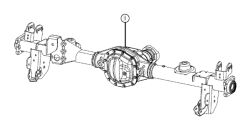 2018-2024 Wrangler Rear Diff (OPT CODE: DSA) *With POSI* **Dana M220** **3.45 Ratio**
