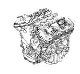 OE Remanufactured Engine 2013-2016 Ford Lincoln 3.5L V6 (Full Tinware: OP/TC/VC)