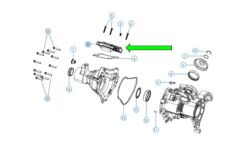 [[ MODULE ONLY]] 2014-2018 Cherokee/200 Transfer Case Actuator [68321285AF]